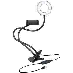 Logilink Smartphone Ring Light Clamp Mount - Diameter 8.5 cm — Buy in Cyprus with Fast Delivery