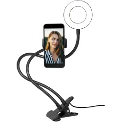 Logilink Smartphone Ring Light Clamp Mount - Diameter 8.5 cm — Buy in Cyprus with Fast Delivery