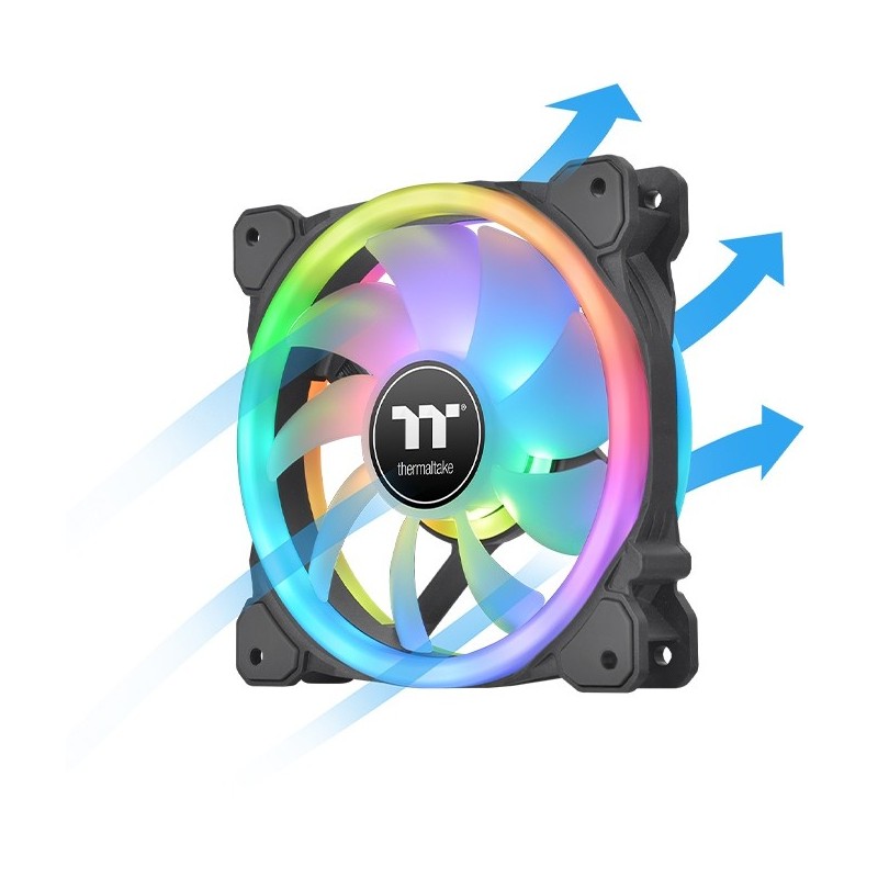 Buy Thermaltake SWAFAN 14 RGB Radi. Fan Black - TT Premium Edition 3 Pack in Cyprus, Nicosia, Limassol, Larnaka, Pafos