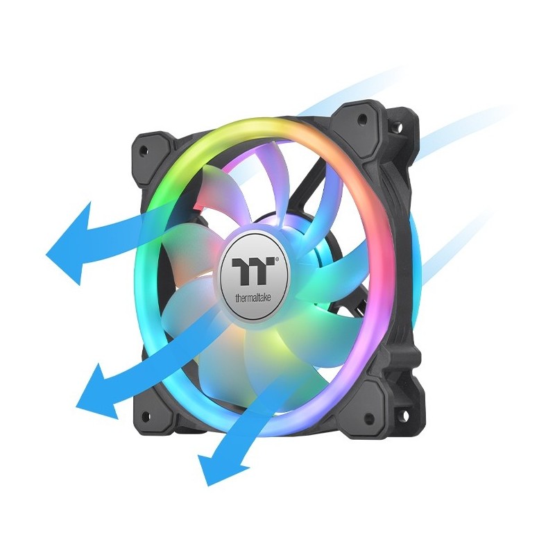Buy Thermaltake SWAFAN 14 RGB Radi. Fan Black - TT Premium Edition 3 Pack in Cyprus, Nicosia, Limassol, Larnaka, Pafos