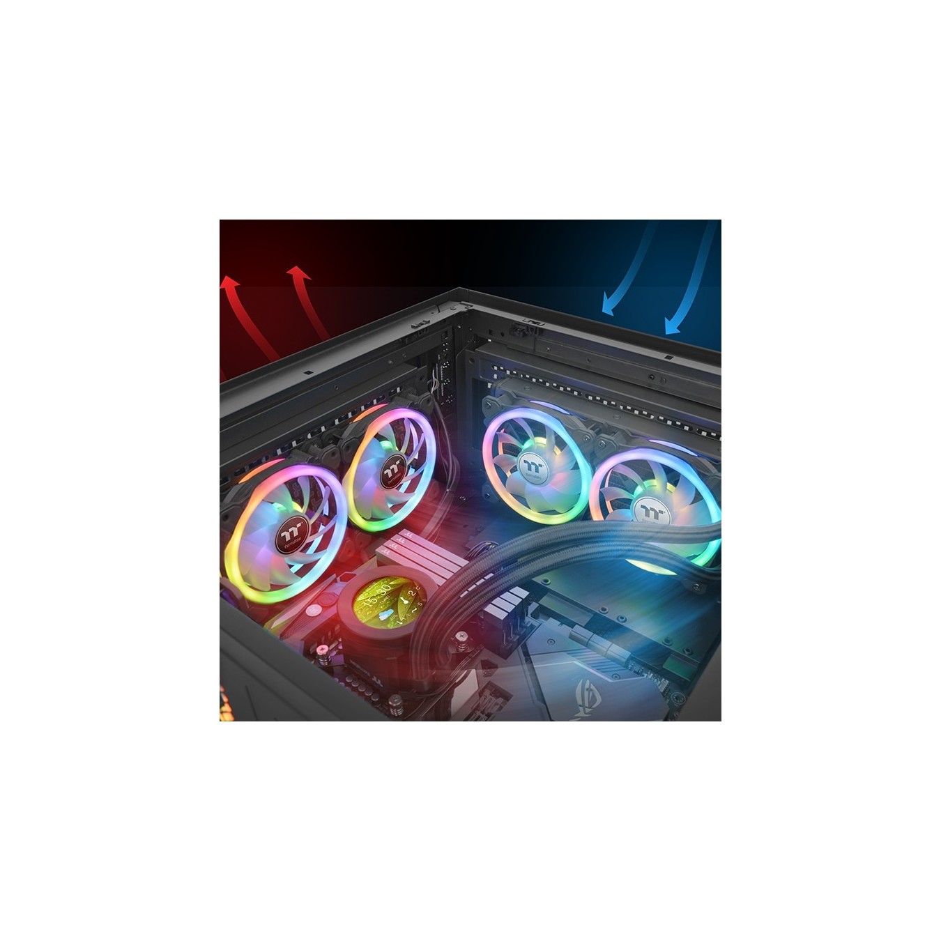 Thermaltake SWAFAN 14 RGB Radi. Fan Black - TT Premium Edition 3 Pack — Buy in Cyprus with Fast Delivery