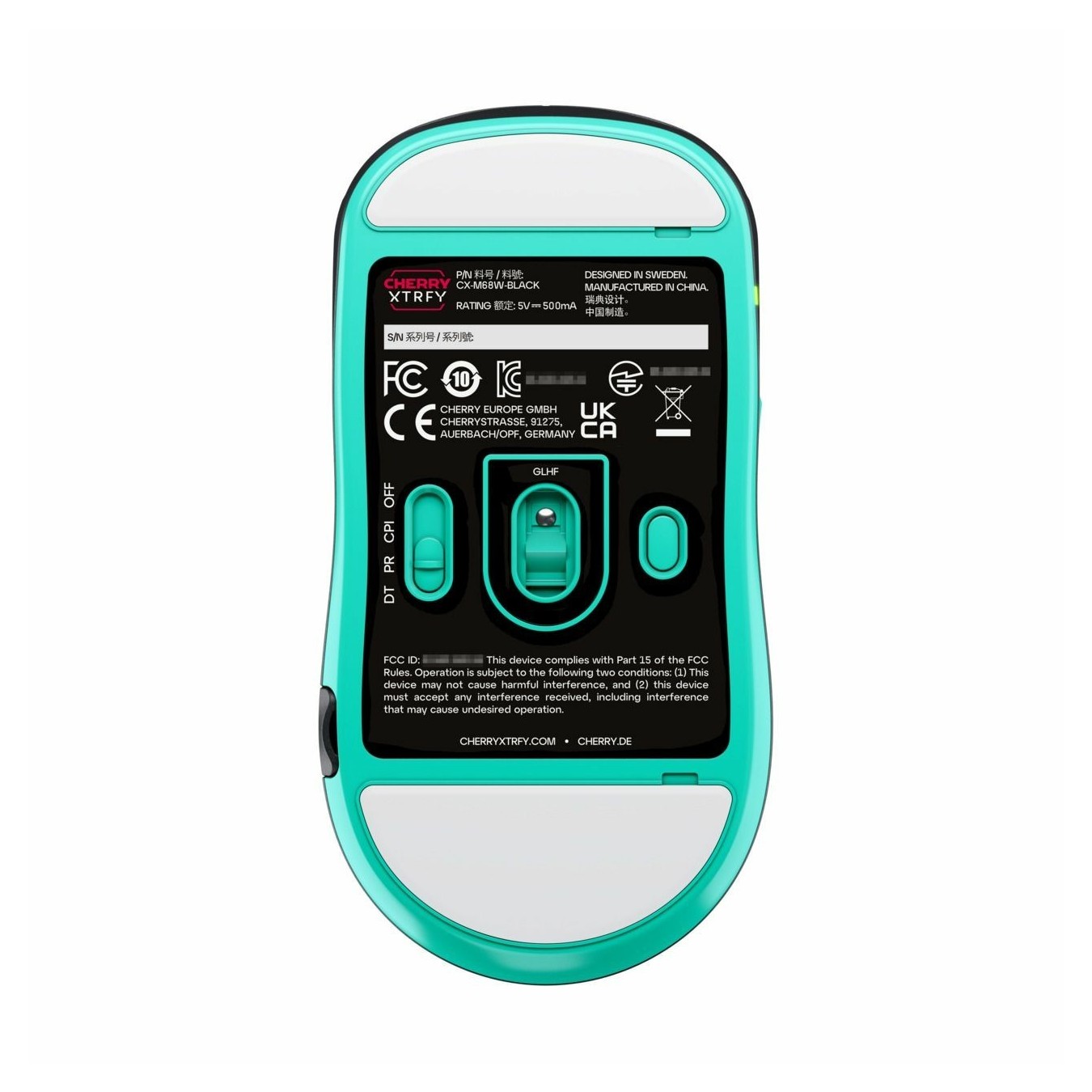 CHERRY XTRFY M68 Wireless Mouse - M68 - Black, Gaming — Buy in Cyprus with Fast Delivery
