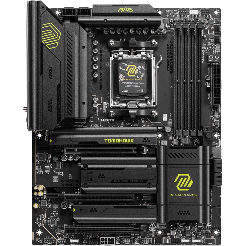 Buy MSI MAG X870 Tomahawk WiFi - AM5 ATX Motherboard, DDR5, PCIe 5.0, 4x M.2, 4 ... in Cyprus, Nicosia, Limassol, Larnaka, Pafos