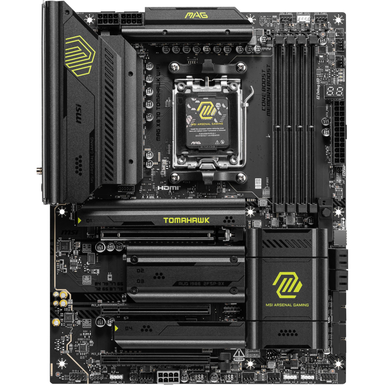 MSI MAG X870 Tomahawk WiFi – AM5 ATX Motherboard DDR5 PCIe 5.0 | Armenius Store