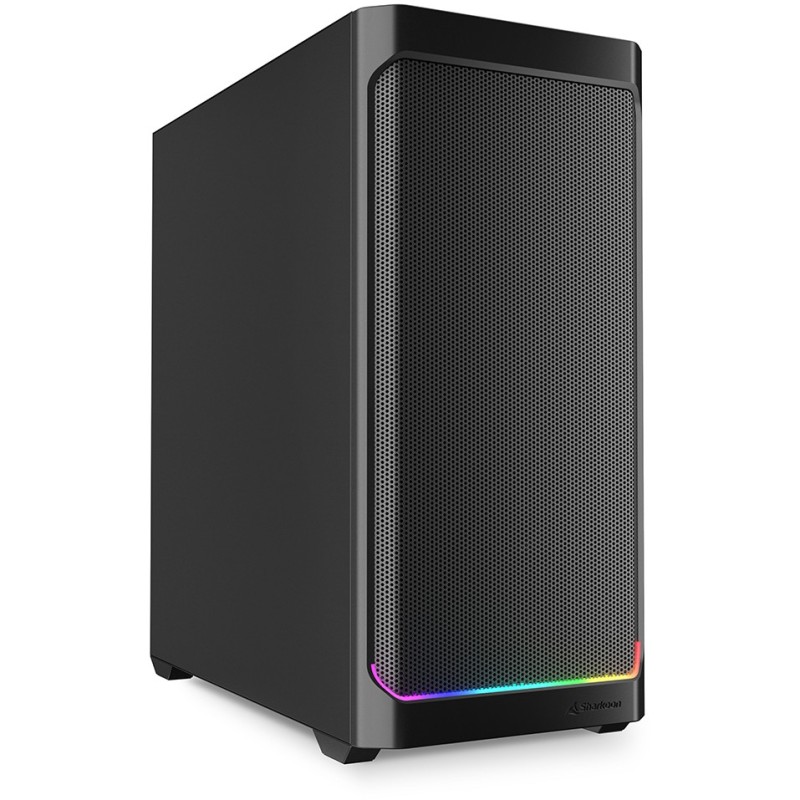 Buy Sharkoon AK4 RGB ATX 1xMetall Black - AK4 RGB - Black metal ATX mid-tower wi... in Cyprus, Nicosia, Limassol, Larnaka, Pafos