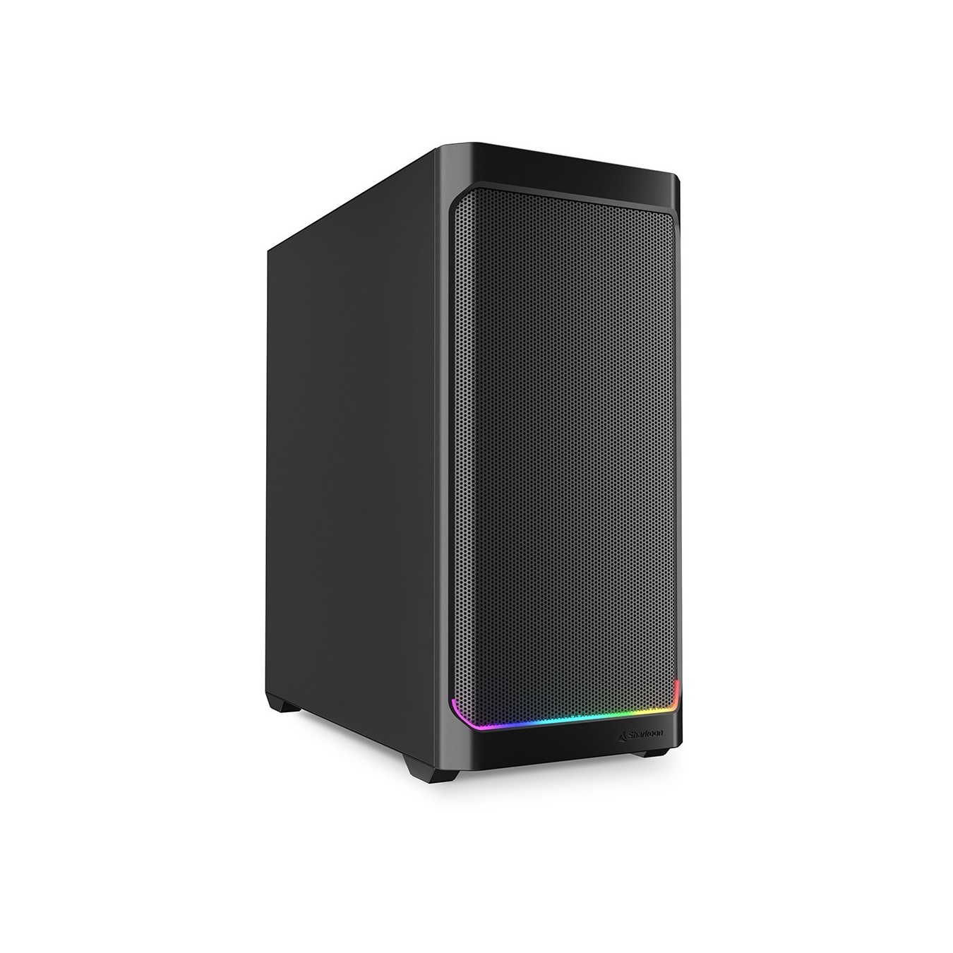 Sharkoon AK4 RGB ATX 1xMetall Black - AK4 RGB - Black metal ATX mid-tower with RGB lighting — Buy in Cyprus with Fast Delivery