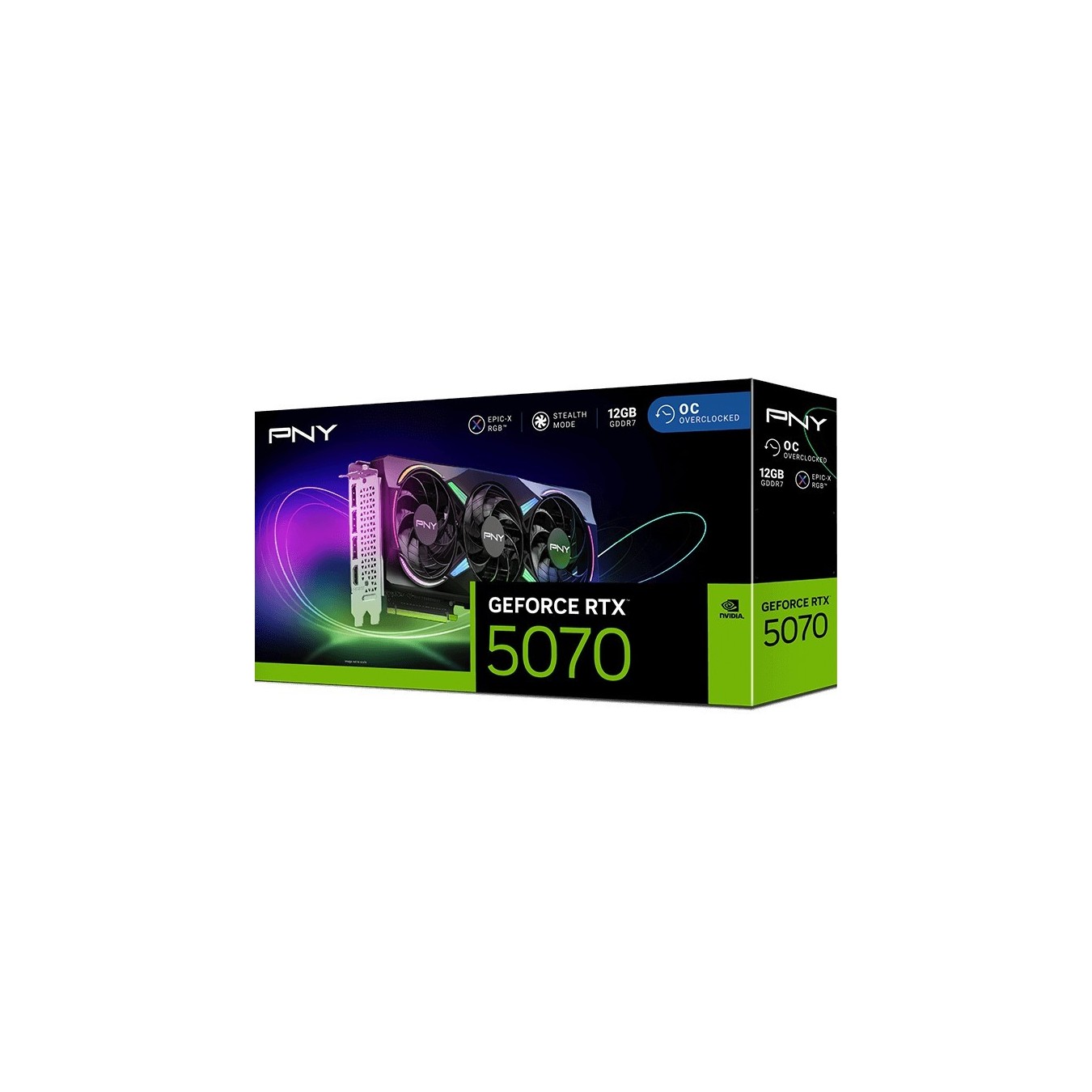 PNY GeForce RTX 5070 OC ARGB – 12GB GDDR7 Graphics Card | Armenius Store