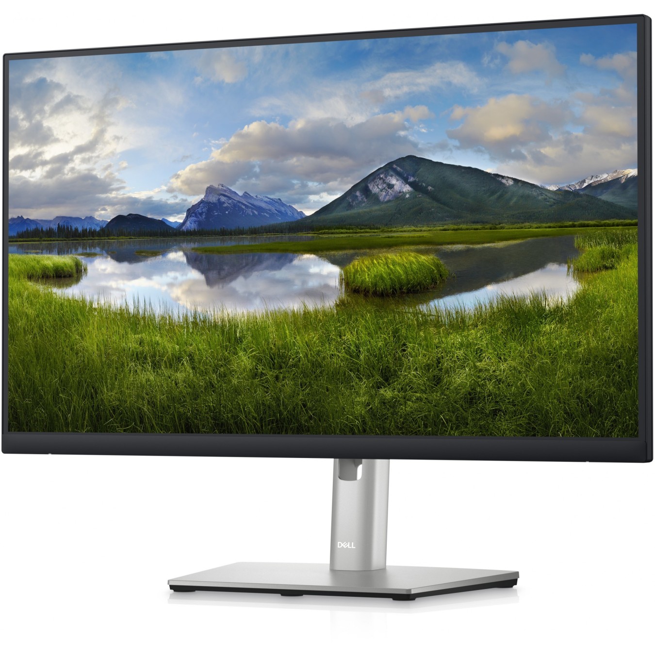 60.45cm 23.8" DELL-P2423D - 2560x1440 IPS Monitor, 16:9, Pivot, DP HDMI USB, VESA, Black/Silver