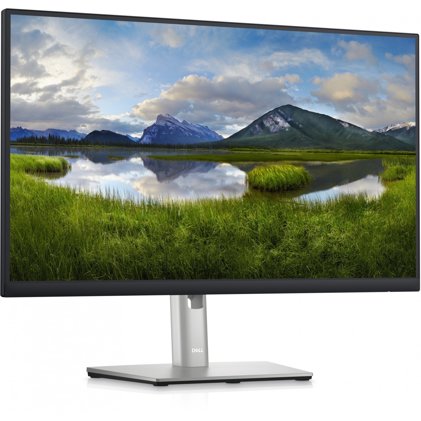 60.45cm 23.8" DELL-P2423D - 2560x1440 IPS Monitor, 16:9, Pivot, DP HDMI USB, VESA, Black/Silver