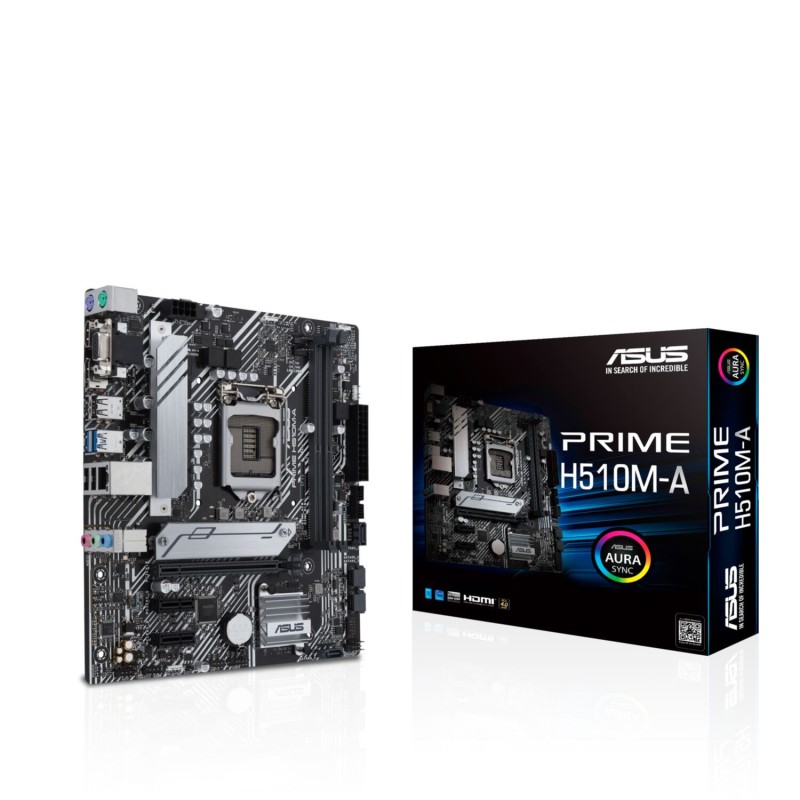 Buy ASUS PRIME H510M-A - LGA1200 Micro-ATX Motherboard - DDR4 64GB, PCIe 4.0, M.... in Cyprus, Nicosia, Limassol, Larnaka, Pafos