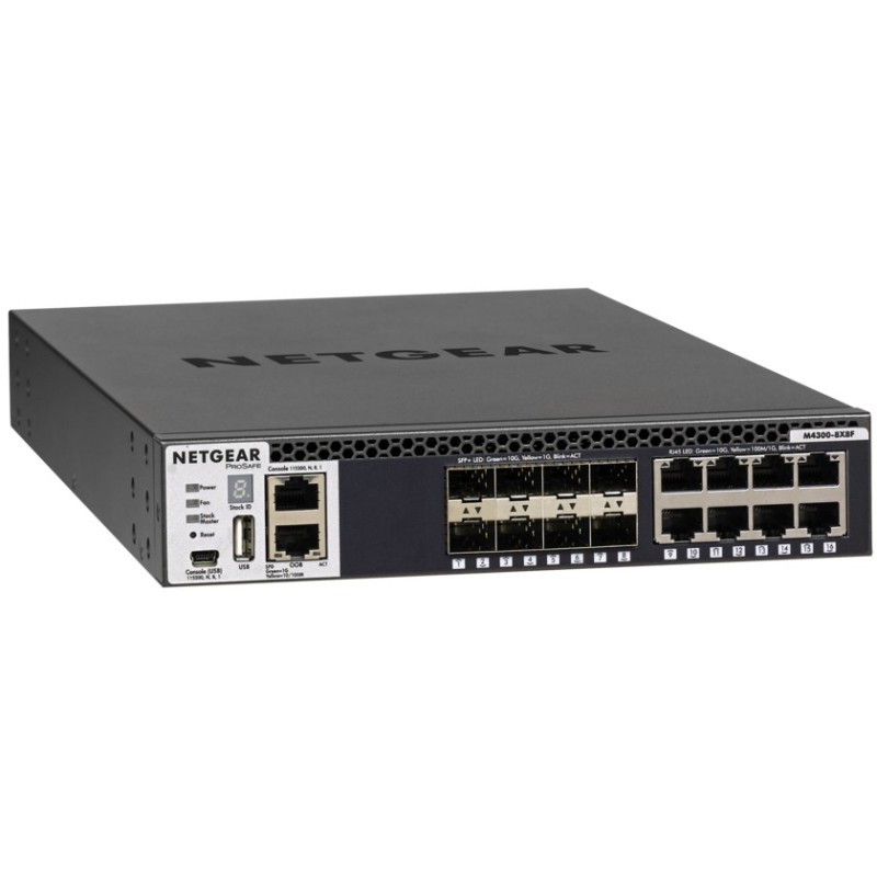 Buy 16P Netgear M4300-8X8F M RM SFP+ - M4300-8X8F - 16-Port Rackmount 10G SFP+ in Cyprus, Nicosia, Limassol, Larnaka, Pafos
