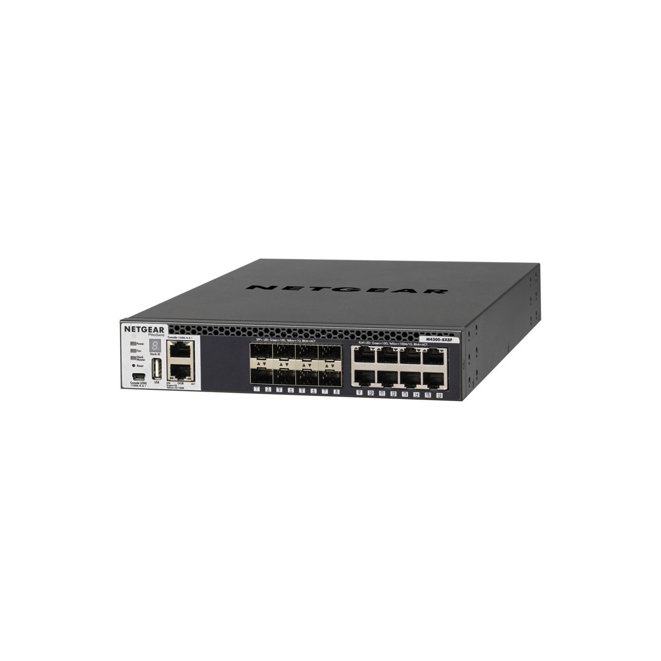 16P Netgear M4300-8X8F M RM SFP+ - M4300-8X8F - 16-Port Rackmount 10G SFP+ — Buy in Cyprus with Fast Delivery