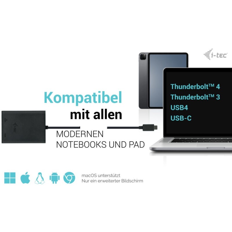 Buy I-TEC USB-C Dual 4K60 Dock - 2x Display Support in Cyprus, Nicosia, Limassol, Larnaka, Pafos