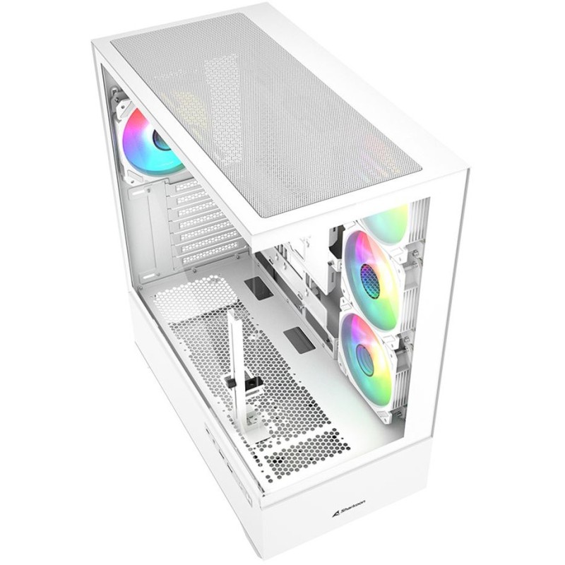 Buy Sharkoon AK6 RGB ATX Mid Tower - AK6 RGB - White, Tempered Glass Side Panel in Cyprus, Nicosia, Limassol, Larnaka, Pafos