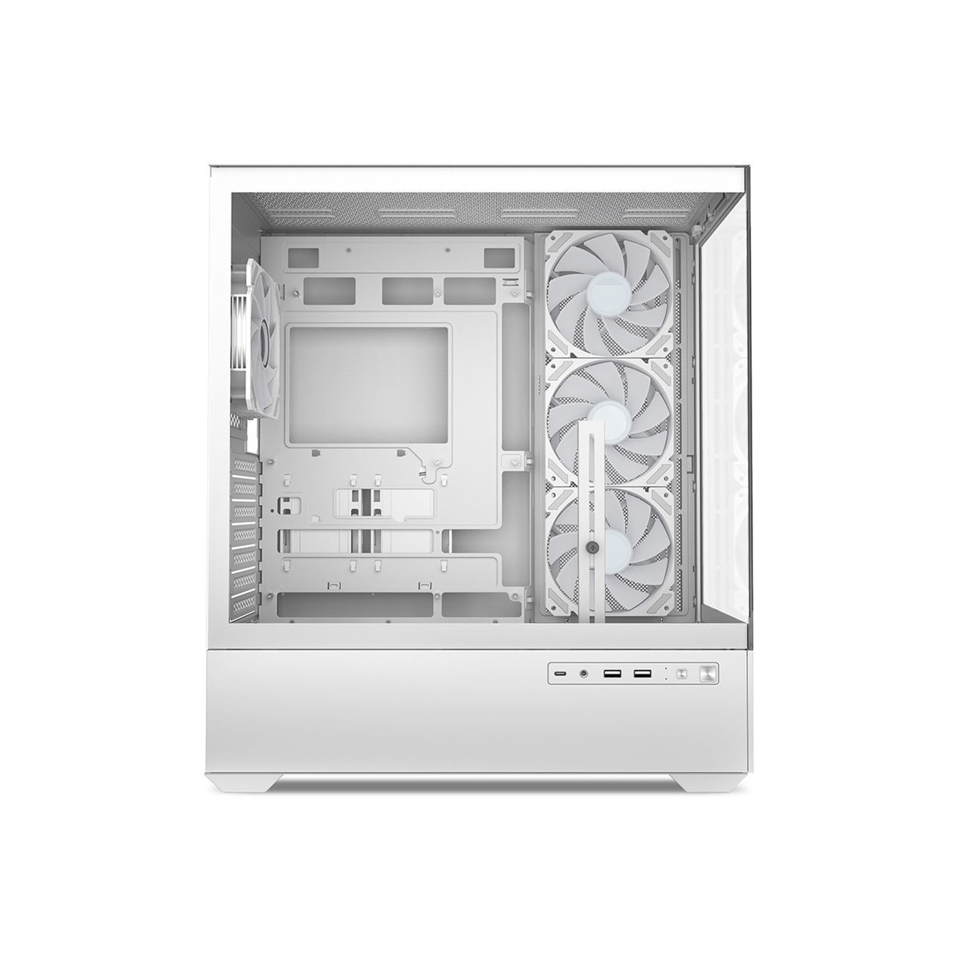 Sharkoon AK6 RGB ATX Mid Tower - AK6 RGB - White, Tempered Glass Side Panel — Buy in Cyprus with Fast Delivery