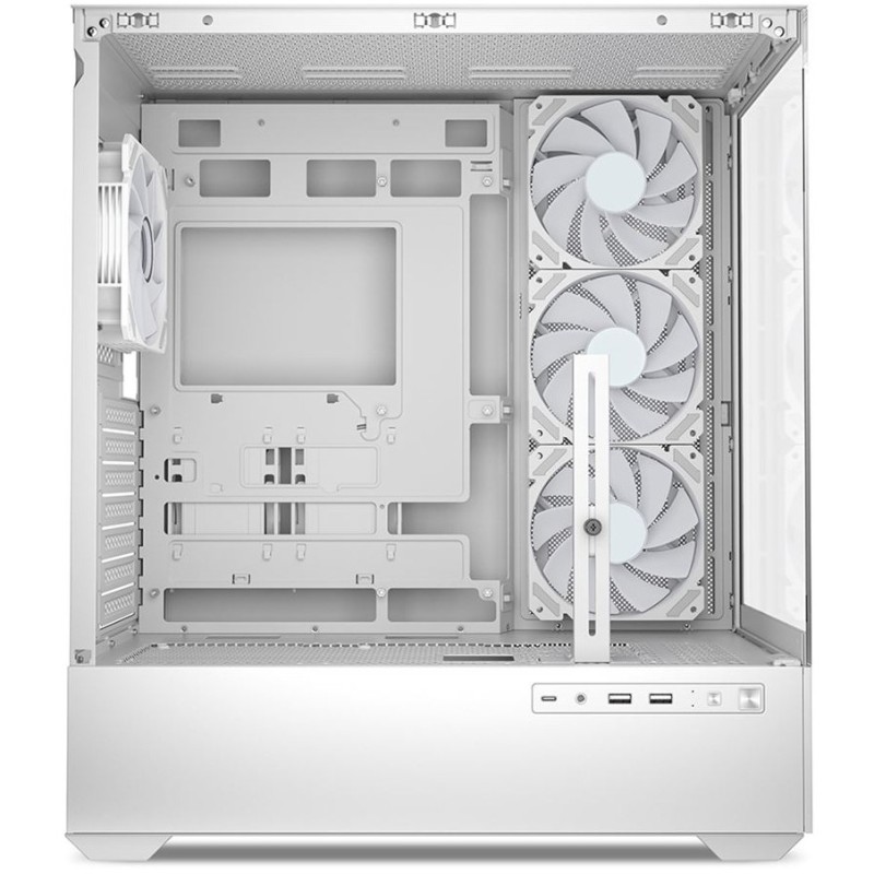 Buy Sharkoon AK6 RGB ATX Mid Tower - AK6 RGB - White, Tempered Glass Side Panel in Cyprus, Nicosia, Limassol, Larnaka, Pafos