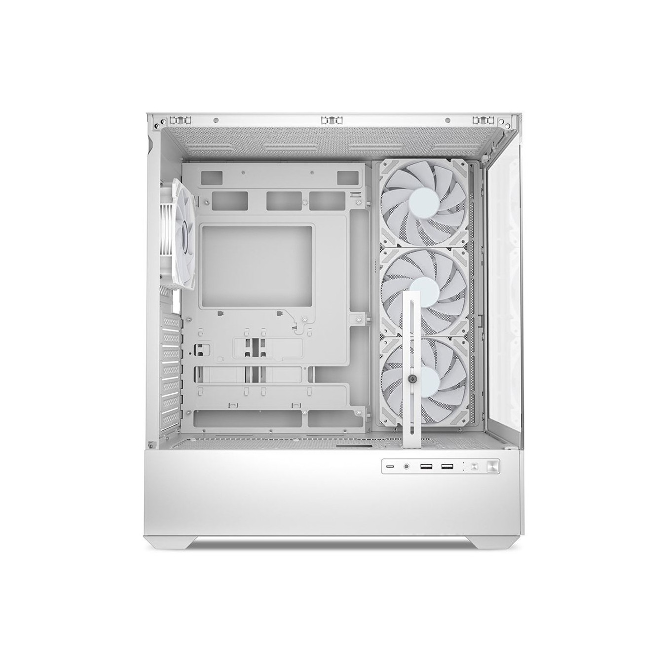 Sharkoon AK6 RGB ATX Mid Tower - AK6 RGB - White, Tempered Glass Side Panel — Buy in Cyprus with Fast Delivery