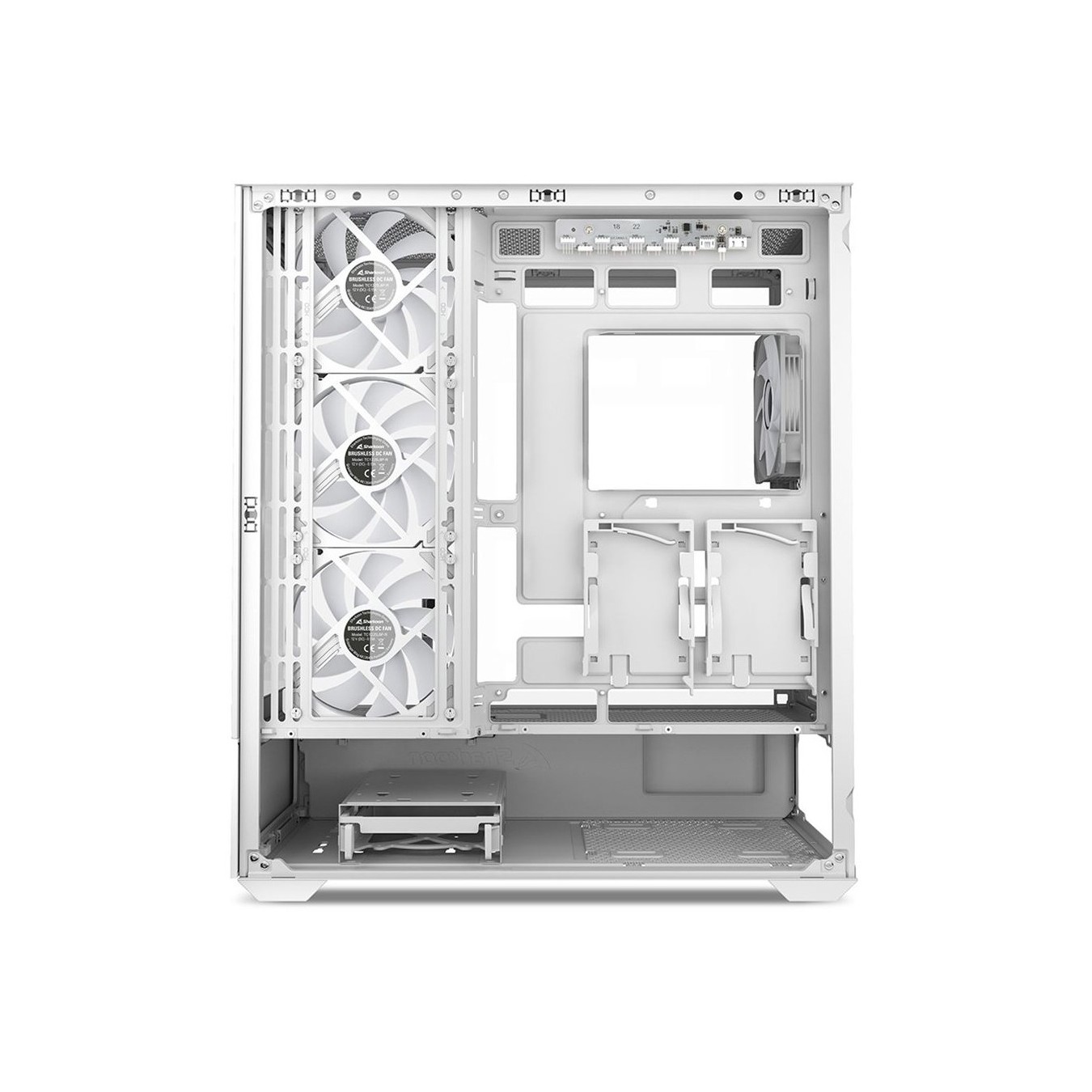 Sharkoon AK6 RGB ATX Mid Tower - AK6 RGB - White, Tempered Glass Side Panel — Buy in Cyprus with Fast Delivery