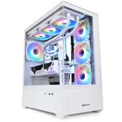 Buy Sharkoon AK6 RGB ATX Mid Tower - AK6 RGB - White, Tempered Glass Side Panel in Cyprus, Nicosia, Limassol, Larnaka, Pafos