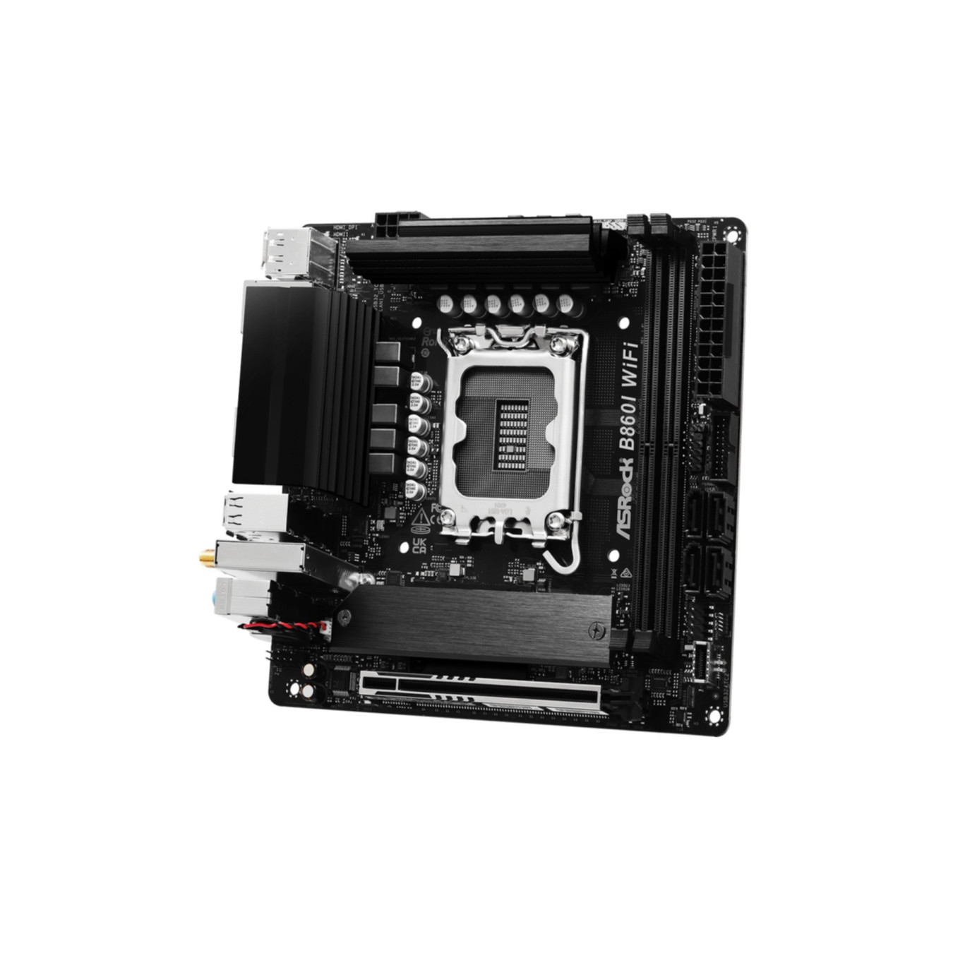 ASRock B860I WiFi - Mini-ITX Motherboard - 8+1+1 Power Phase, Dr.MOS SPS, Onboard WiFi — Buy in Cyprus with Fast Delivery