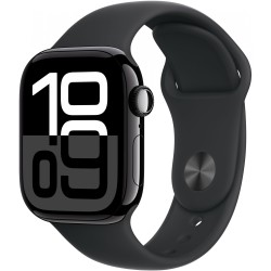 Buy Apple Watch Series 10 GPS 42mm Jet Black Aluminium Case with Black Sport Ban... in Cyprus, Nicosia, Limassol, Larnaka, Pafos