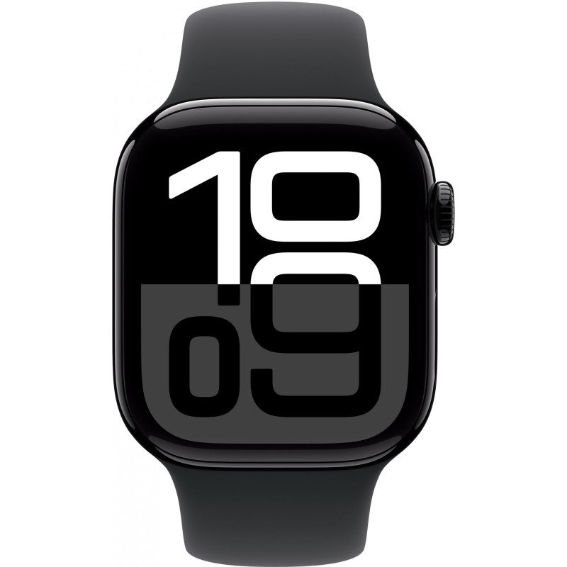 Buy Apple Watch Series 10 GPS 42mm Jet Black Aluminium Case with Black Sport Ban... in Cyprus, Nicosia, Limassol, Larnaka, Pafos