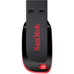 Buy STICK 16GB USB 2.0 SanDisk Cruzer Blade - Black/Red in Cyprus, Nicosia, Limassol, Larnaka, Pafos