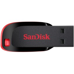 Buy STICK 16GB USB 2.0 SanDisk Cruzer Blade - Black/Red in Cyprus, Nicosia, Limassol, Larnaka, Pafos
