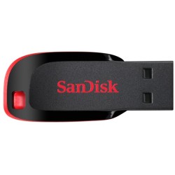 Buy STICK 16GB USB 2.0 SanDisk Cruzer Blade - Black/Red in Cyprus, Nicosia, Limassol, Larnaka, Pafos