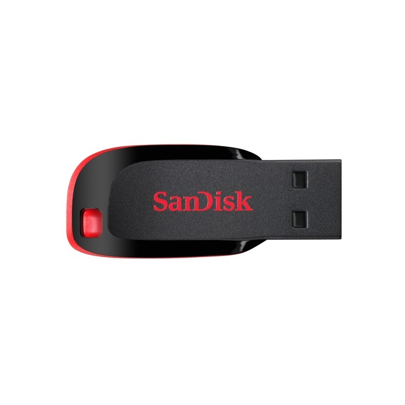 Buy STICK 16GB USB 2.0 SanDisk Cruzer Blade - Black/Red in Cyprus, Nicosia, Limassol, Larnaka, Pafos