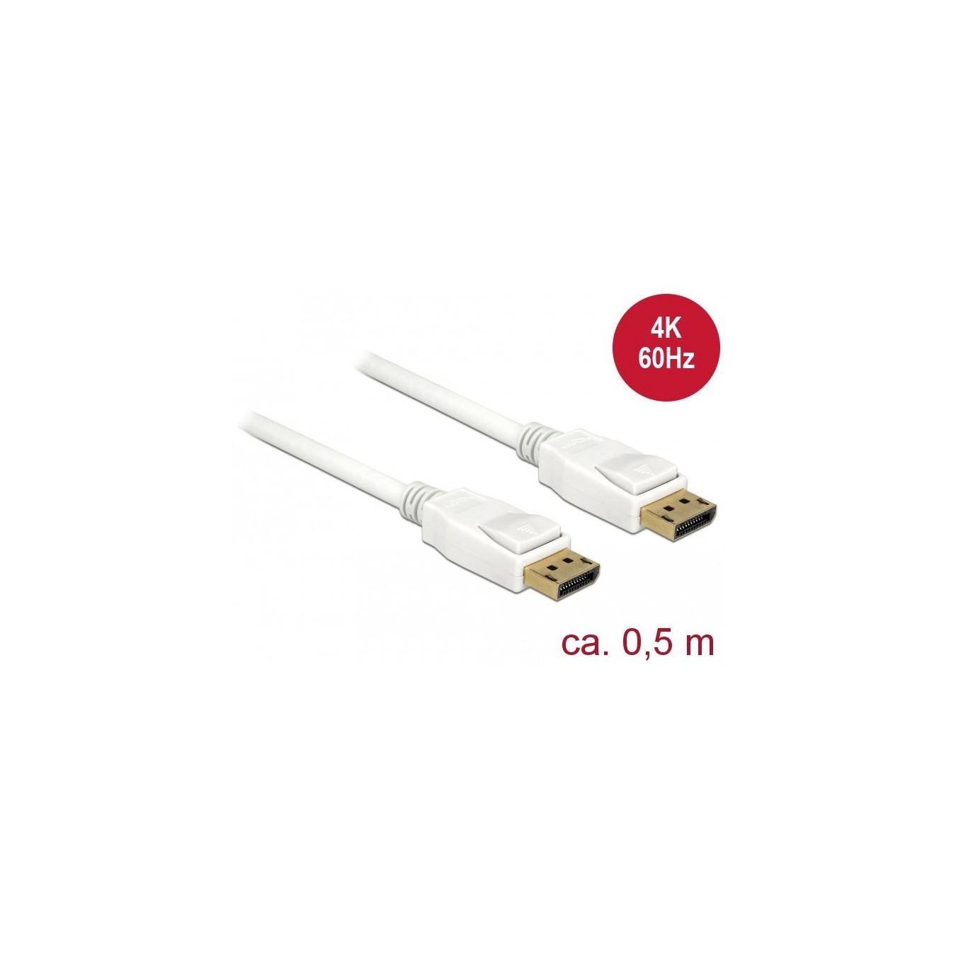 DELOCK DisplayPort 1.2 Cable - DisplayPort Male to DisplayPort Male - 4K60Hz - 1.5 m - Black