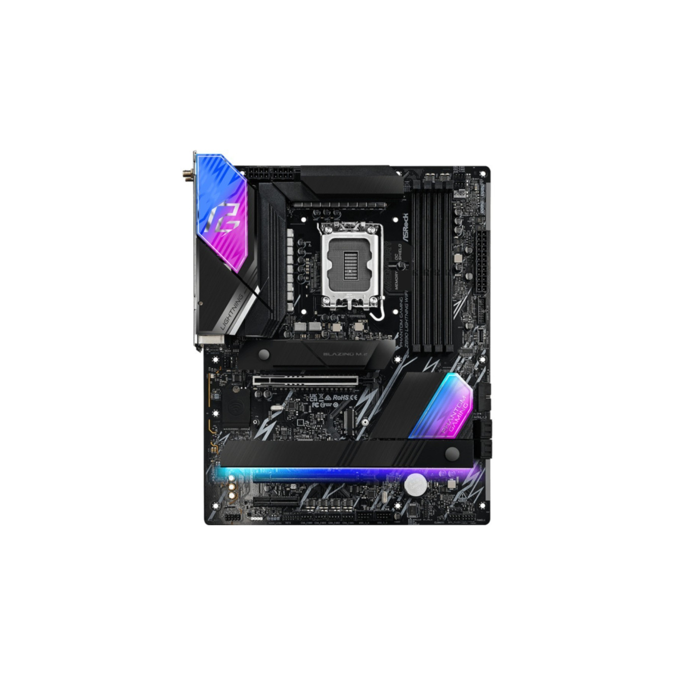 ASRock Z890 Lightning WiFi - LGA1851 ATX Motherboard - DDR5, 256GB Max, PCIe 5.0, Wi-Fi 7 — Buy in Cyprus with Fast Delivery
