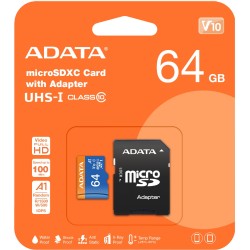 Buy ADATA MicroSD 64GB SDXC UHS-I Class 10 - microSD Card (Retail) in Cyprus, Nicosia, Limassol, Larnaka, Pafos