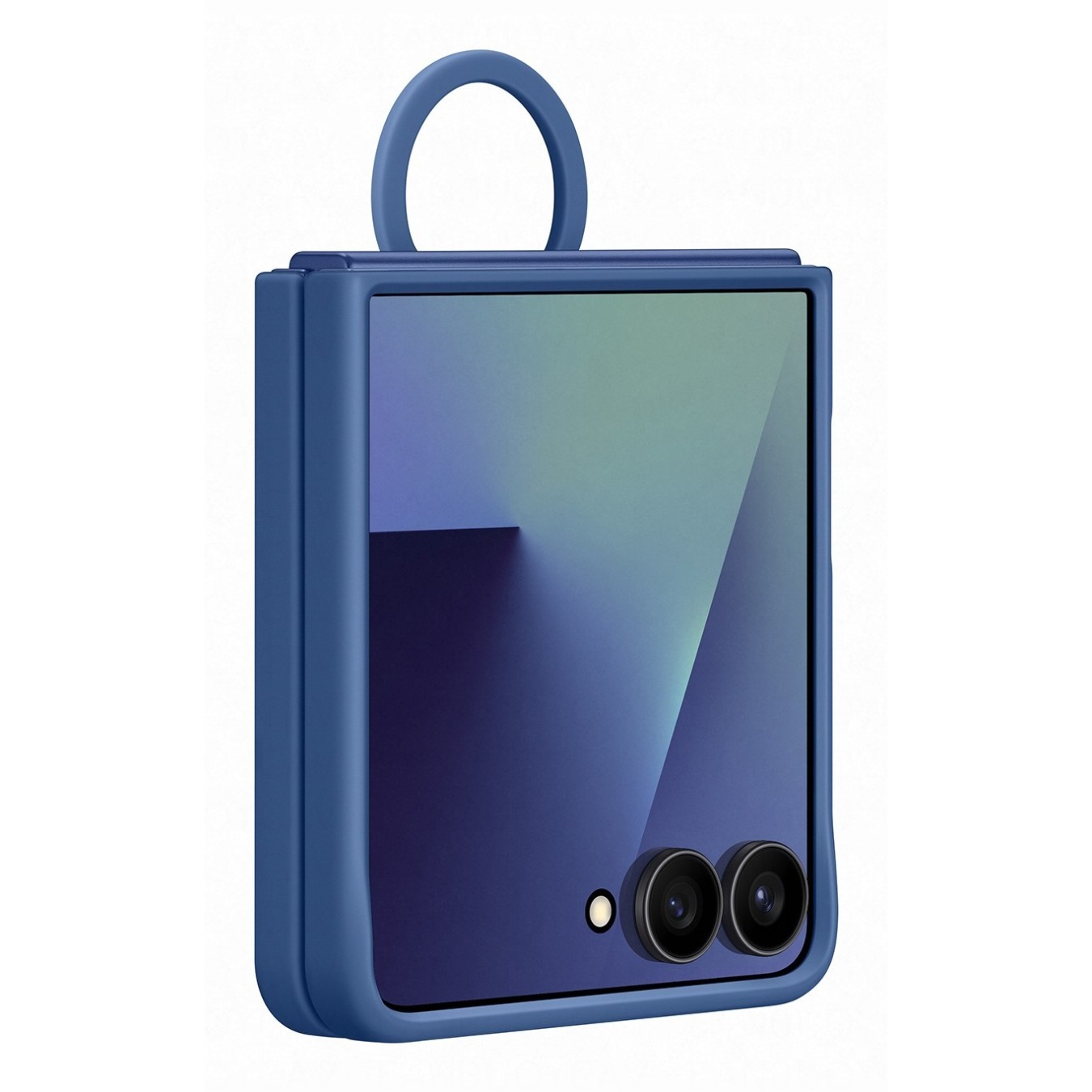 Samsung Ring Case - Galaxy Flip7 - Blue Silicone — Buy in Cyprus with Fast Delivery