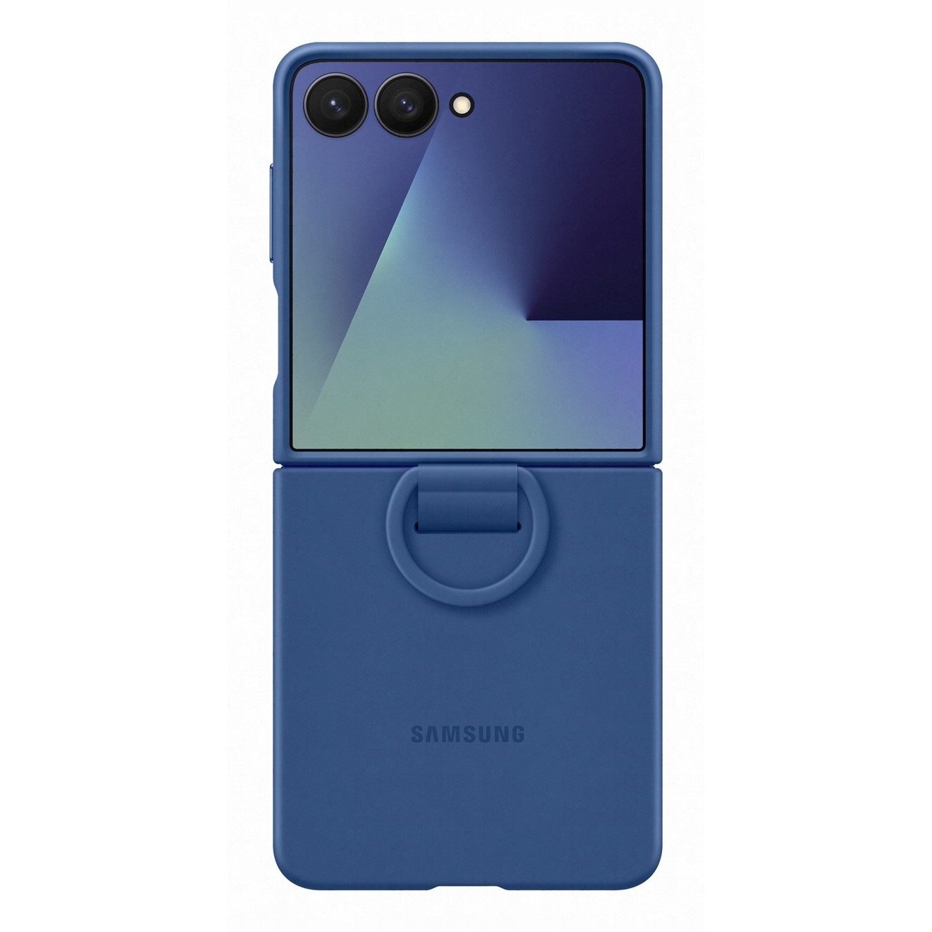 Samsung Ring Case - Galaxy Flip7 - Blue Silicone — Buy in Cyprus with Fast Delivery