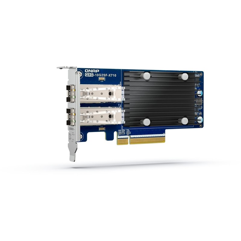 Buy QNAP 10G PCIe Network Adapter - QXG-10G2SF-X710 - 2xSFP+, PCIe 3.0 x8 in Cyprus, Nicosia, Limassol, Larnaka, Pafos