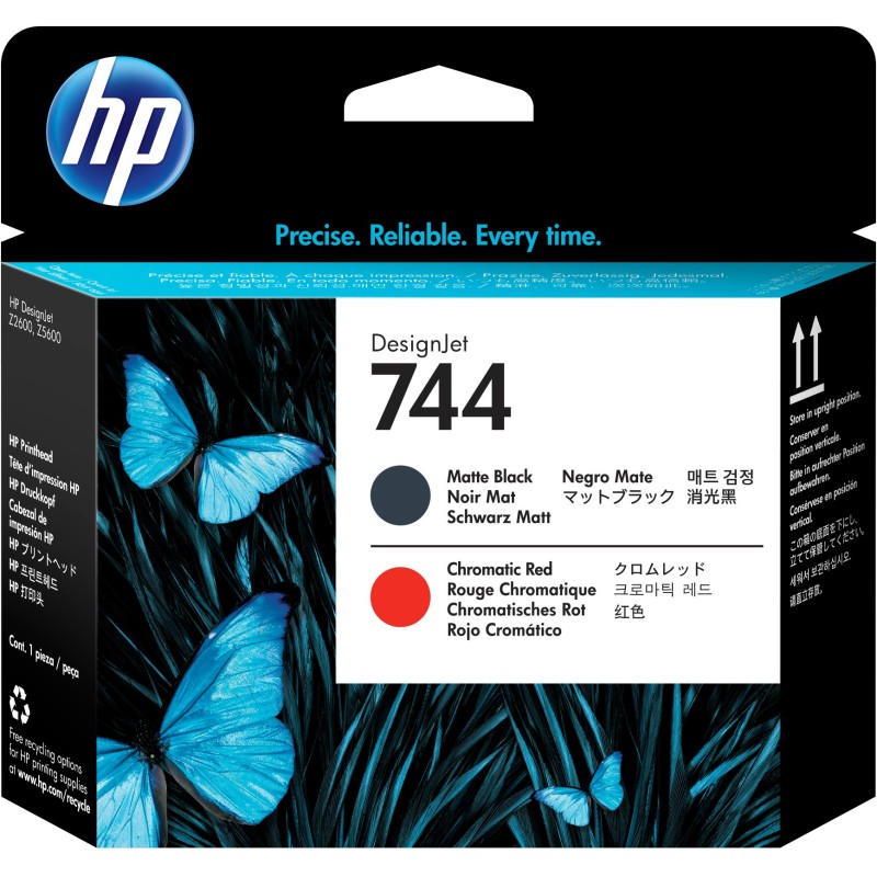 Buy HP 744 Printhead Matte Black & Red - 744 - (Matte Black, Red) in Cyprus, Nicosia, Limassol, Larnaka, Pafos
