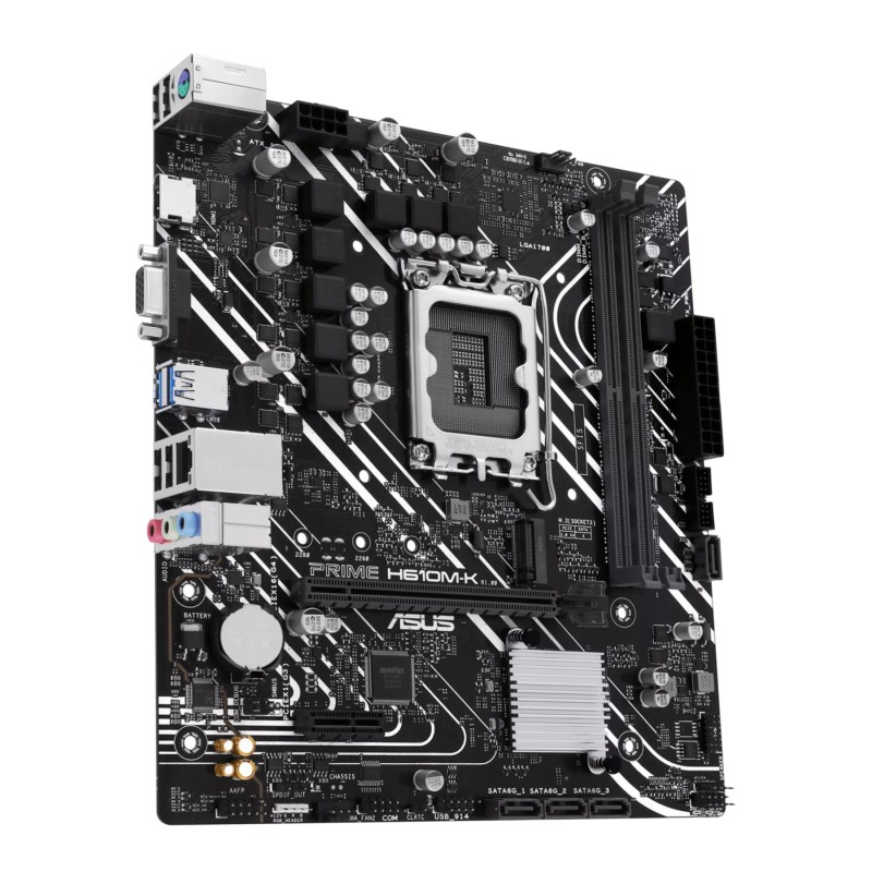Buy ASUS PRIME H610M-K - LGA1700 Micro-ATX Motherboard (DDR4, Intel H610, up to ... in Cyprus, Nicosia, Limassol, Larnaka, Pafos