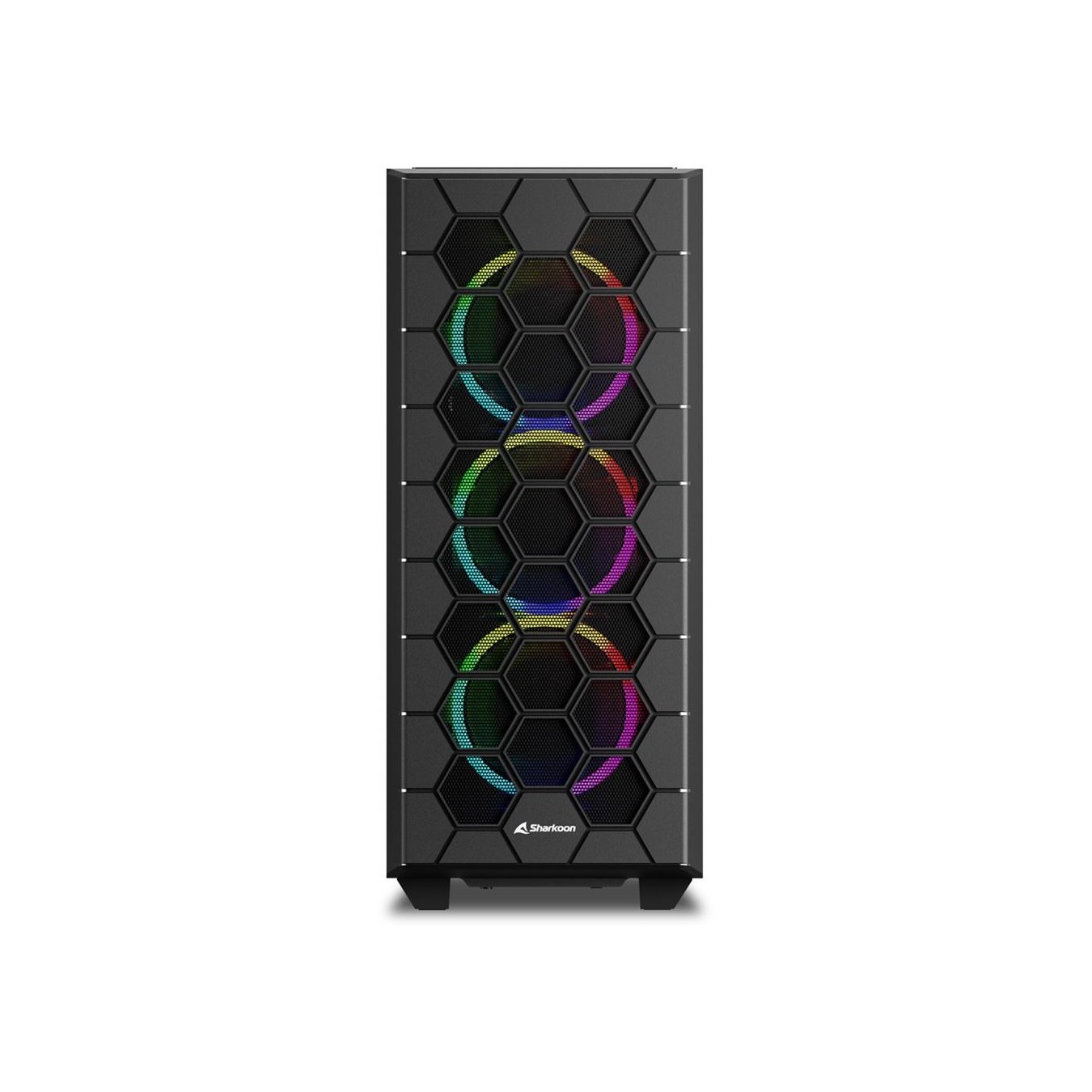 Midi Sharkoon HEX RGB Black - HEX RGB - Mid Tower RGB PC Case — Buy in Cyprus with Fast Delivery