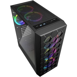 Buy Midi Sharkoon HEX RGB Black - HEX RGB - Mid Tower RGB PC Case in Cyprus, Nicosia, Limassol, Larnaka, Pafos