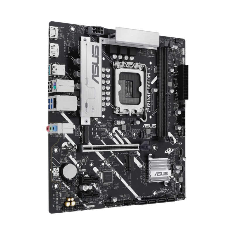 Buy ASUS PRIME B860M-K - LGA 1851 micro-ATX Motherboard - Intel B860, DDR5, 2x M... in Cyprus, Nicosia, Limassol, Larnaka, Pafos
