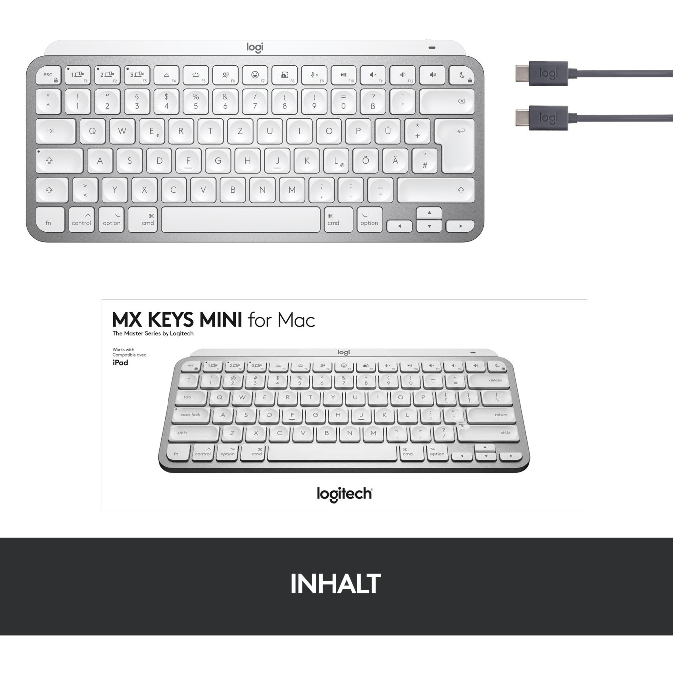 Logitech MX Keys Mini for Mac - Backlit keyboard with macOS legends — Buy in Cyprus with Fast Delivery