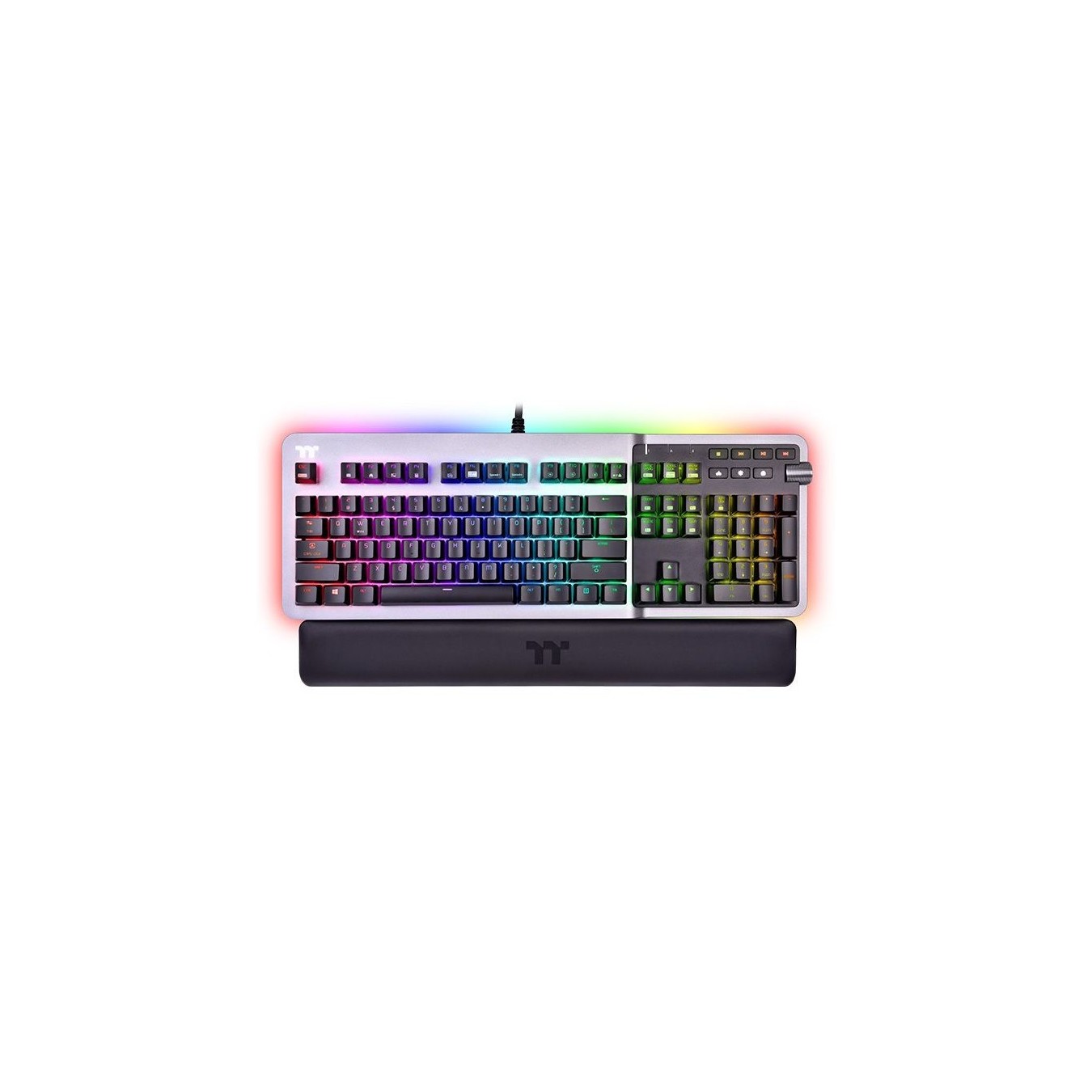 Thermaltake Agent K5 Mechanical Keyboard - K5 - Blue Switch, German Layout — Buy in Cyprus with Fast Delivery