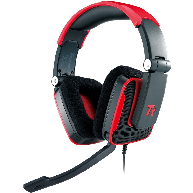 Buy Thermaltake TteSPORTS SHOCK - Royal Red - 3.5mm Stereo Over-ear in Cyprus, Nicosia, Limassol, Larnaka, Pafos