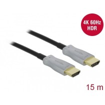 DELOCK Active Optical HDMI Cable 4K60 - 15m length — Buy in Cyprus with Fast Delivery