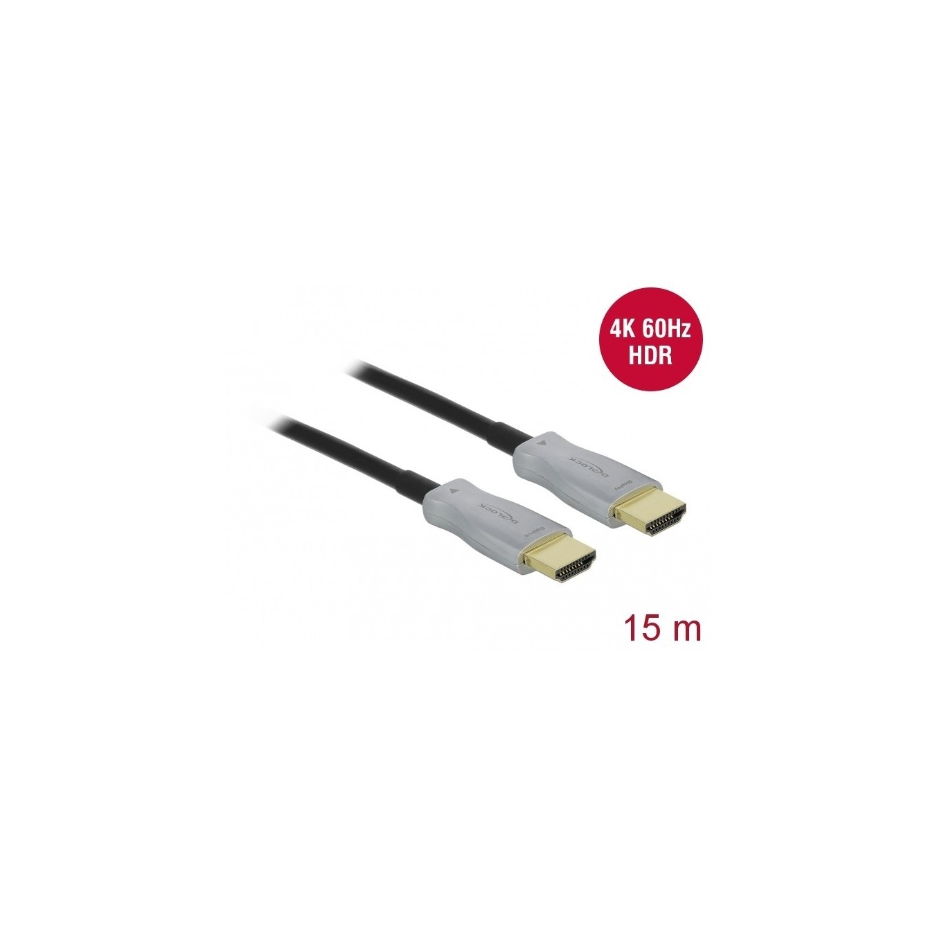 DELOCK Active Optical HDMI Cable 4K60 - 15m length — Buy in Cyprus with Fast Delivery