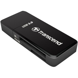 Buy Transcend USB 3.0 SD/microSD Card Reader - TS-RDF5K - Compact, Plug-and-Play in Cyprus, Nicosia, Limassol, Larnaka, Pafos