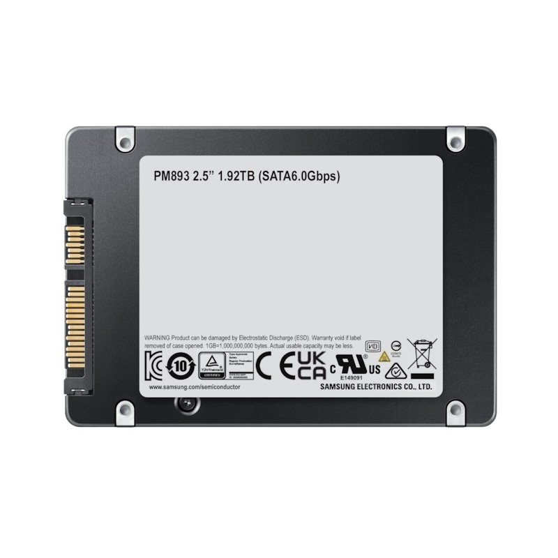 Buy Ent. 2.5' 480GB Samsung PM893 bulk - PM893 - 2.5-inch SATA SSD in Cyprus, Nicosia, Limassol, Larnaka, Pafos