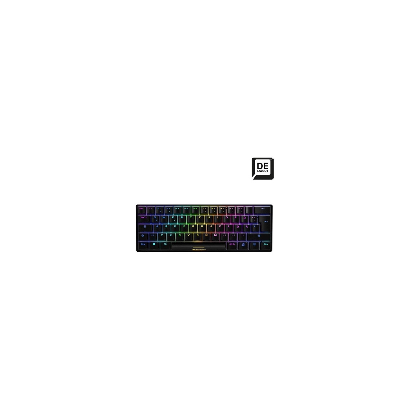 Sharkoon SKILLER SGK50S4 Gaming Keyboard - SGK50S4 - Black-Brown, DE layout — Buy in Cyprus with Fast Delivery