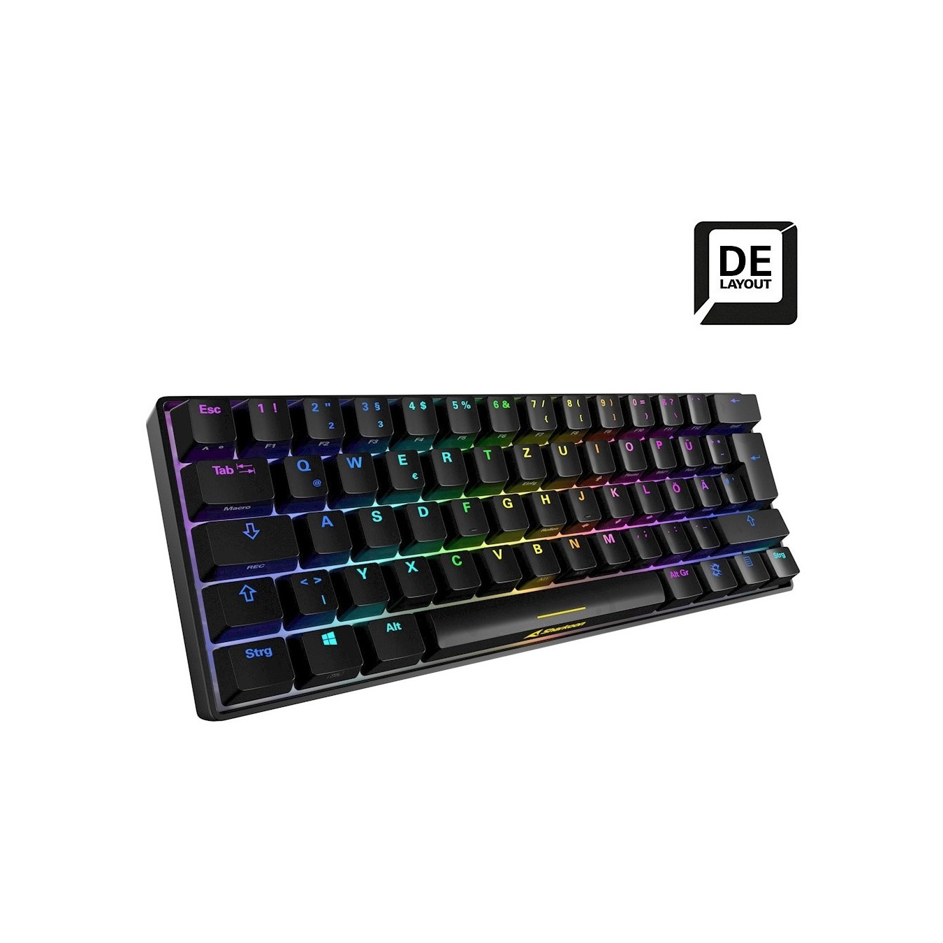 Sharkoon SKILLER SGK50S4 Gaming Keyboard - SGK50S4 - Black-Brown, DE layout — Buy in Cyprus with Fast Delivery